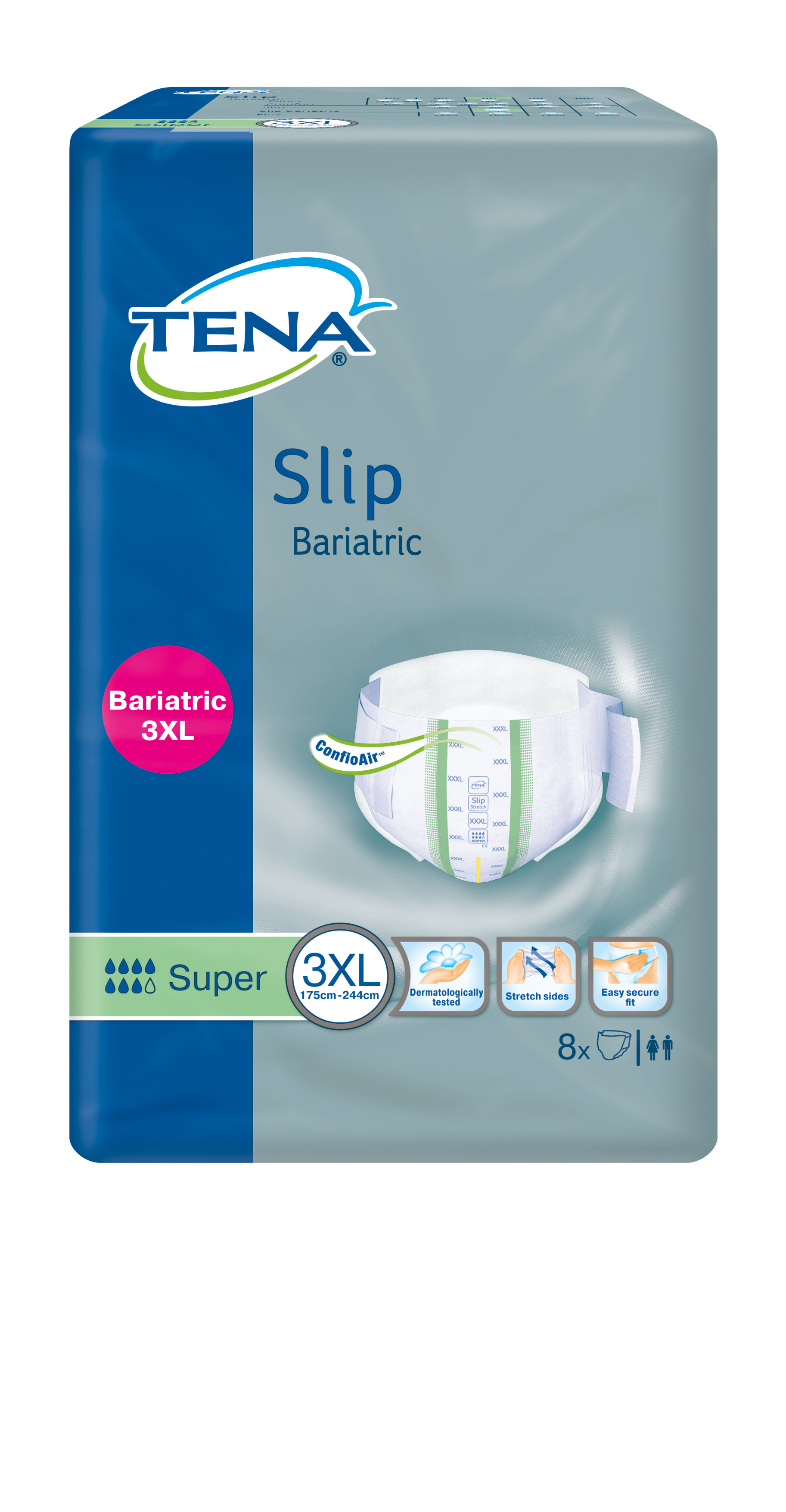 Il existe aujourd’hui des dispositifs (ex : TENA Slip Bariatric) adaptés aux personnes souffrant à la fois d’incontinence et d’obésité. 
